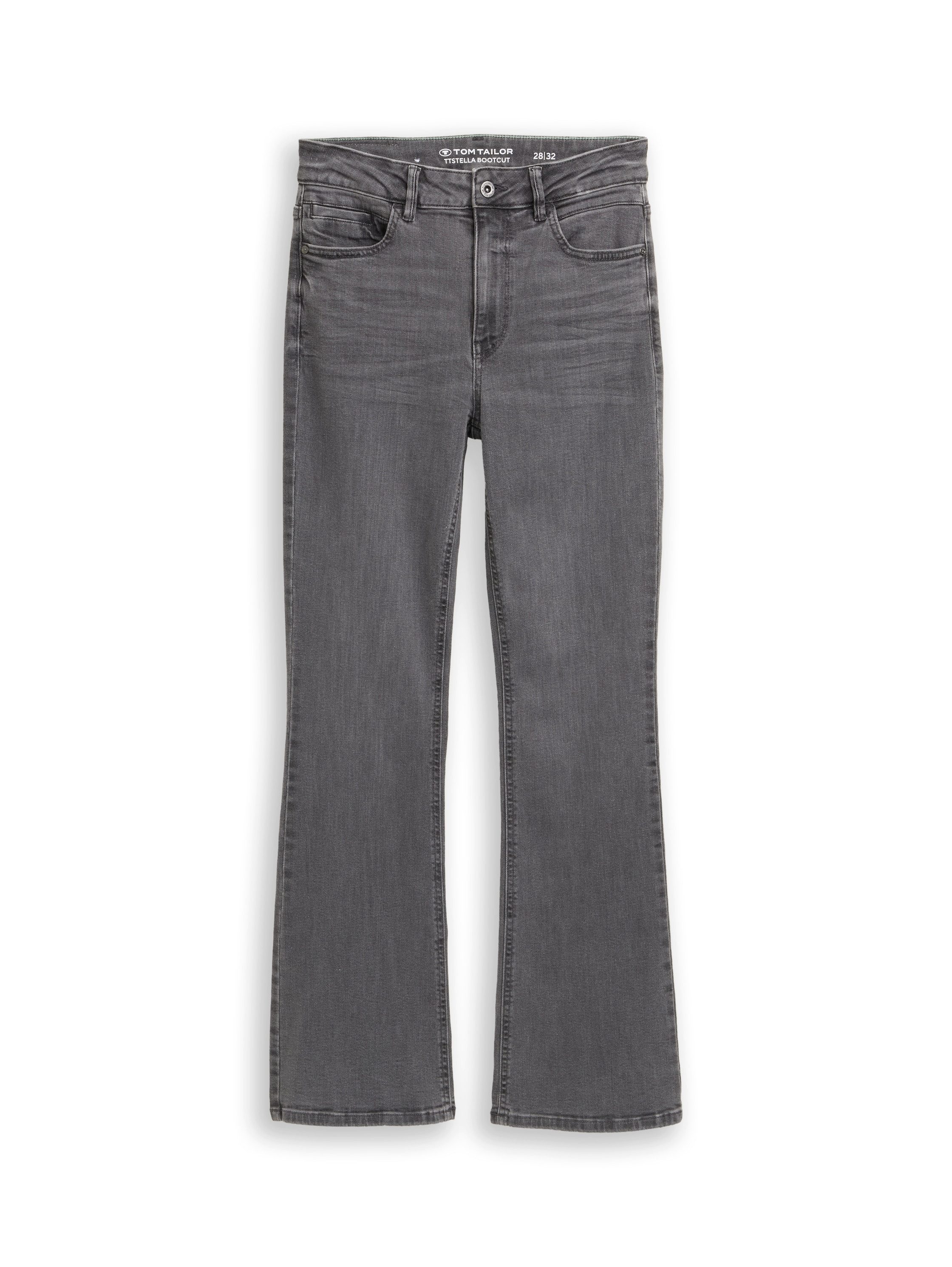 TOM TAILOR Schlagjeans STELLA Bootcut mit Schlag und Stretch