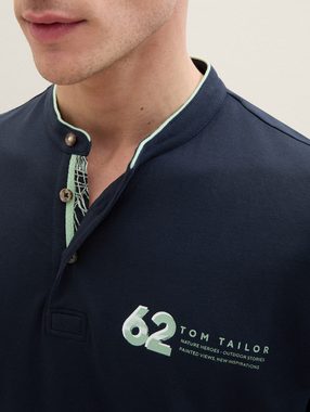 TOM TAILOR Poloshirt Poloshirt mit Print