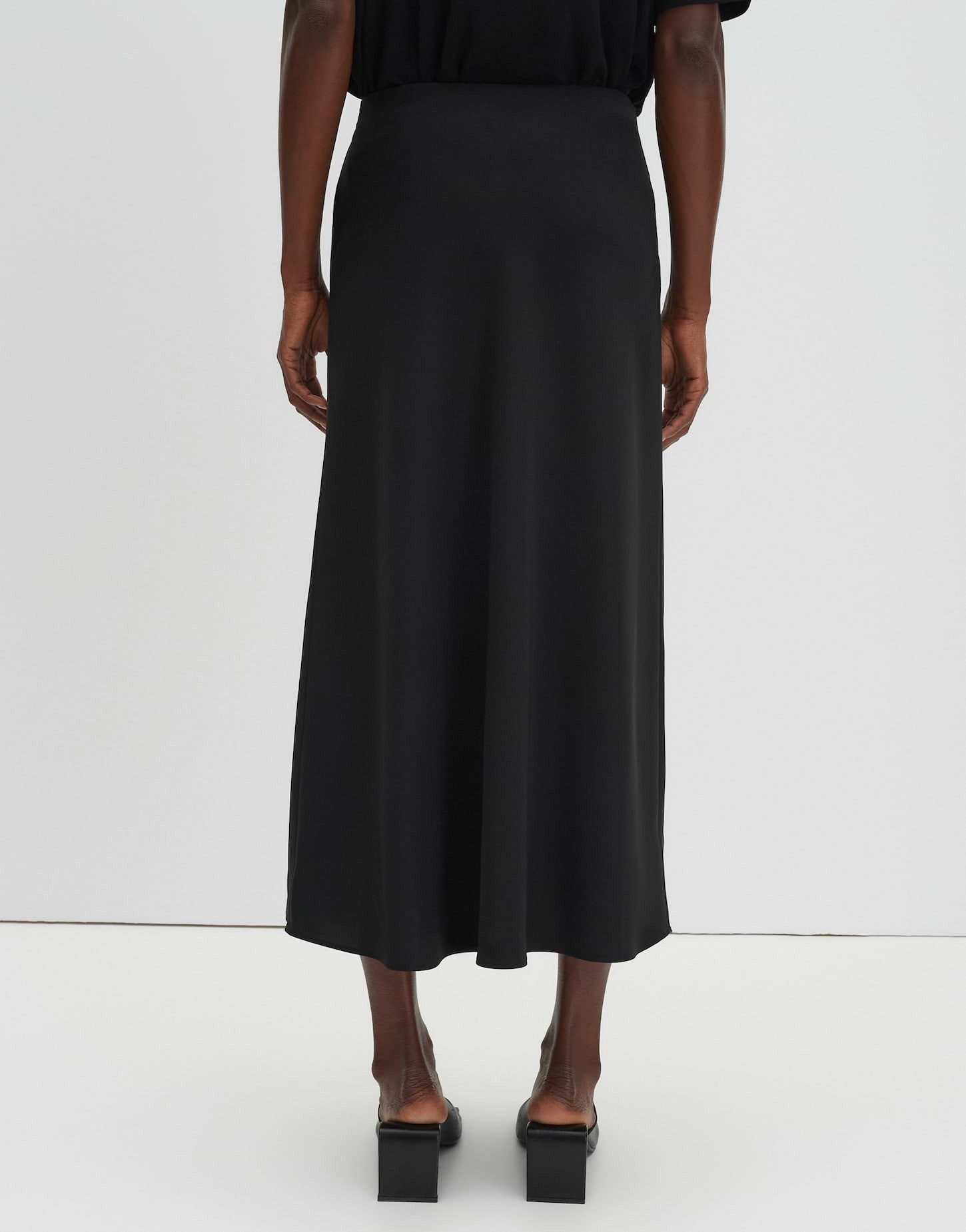 someday Satinrock Odini ease aus Satin Elastischer Bund, knitterarm für elegante Looks
