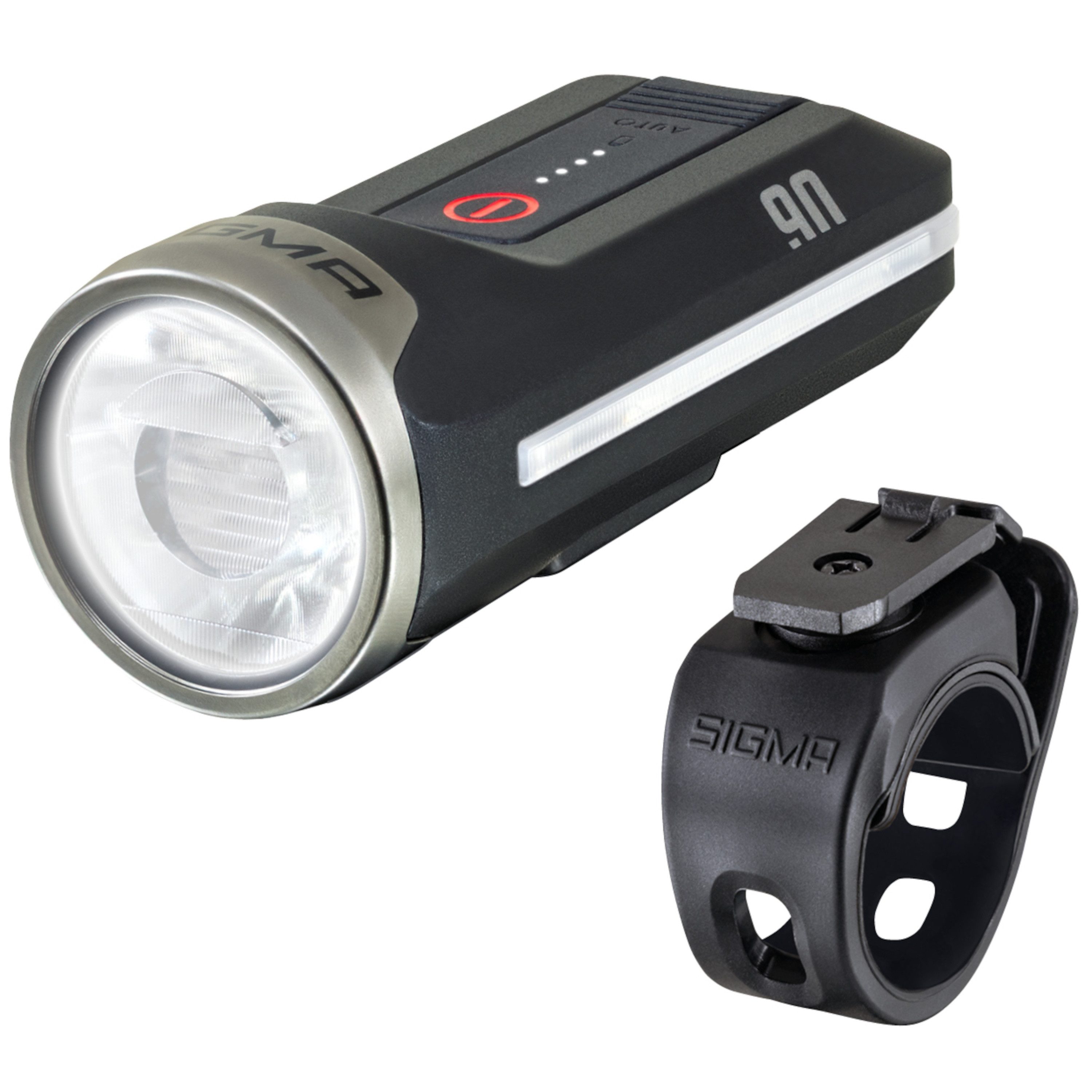 SIGMA Fahrradbeleuchtung Aura 90 Frontlampe 17870 Fahrradlampe, Fahrradleuchte, Fahrradlicht