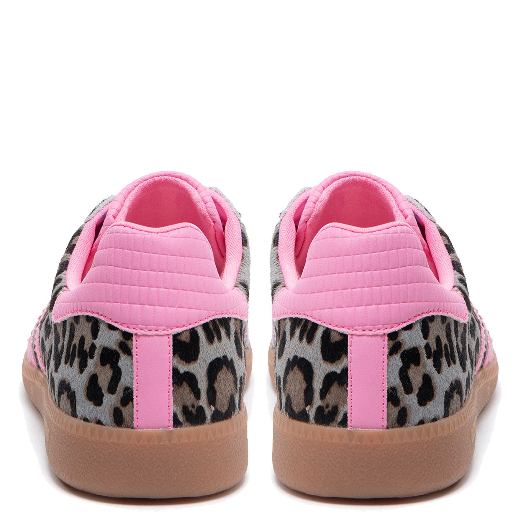 Back 70 Sneaker CLOUD LEOPARD aus Velourleder - Gray Tongue Pink Sneaker