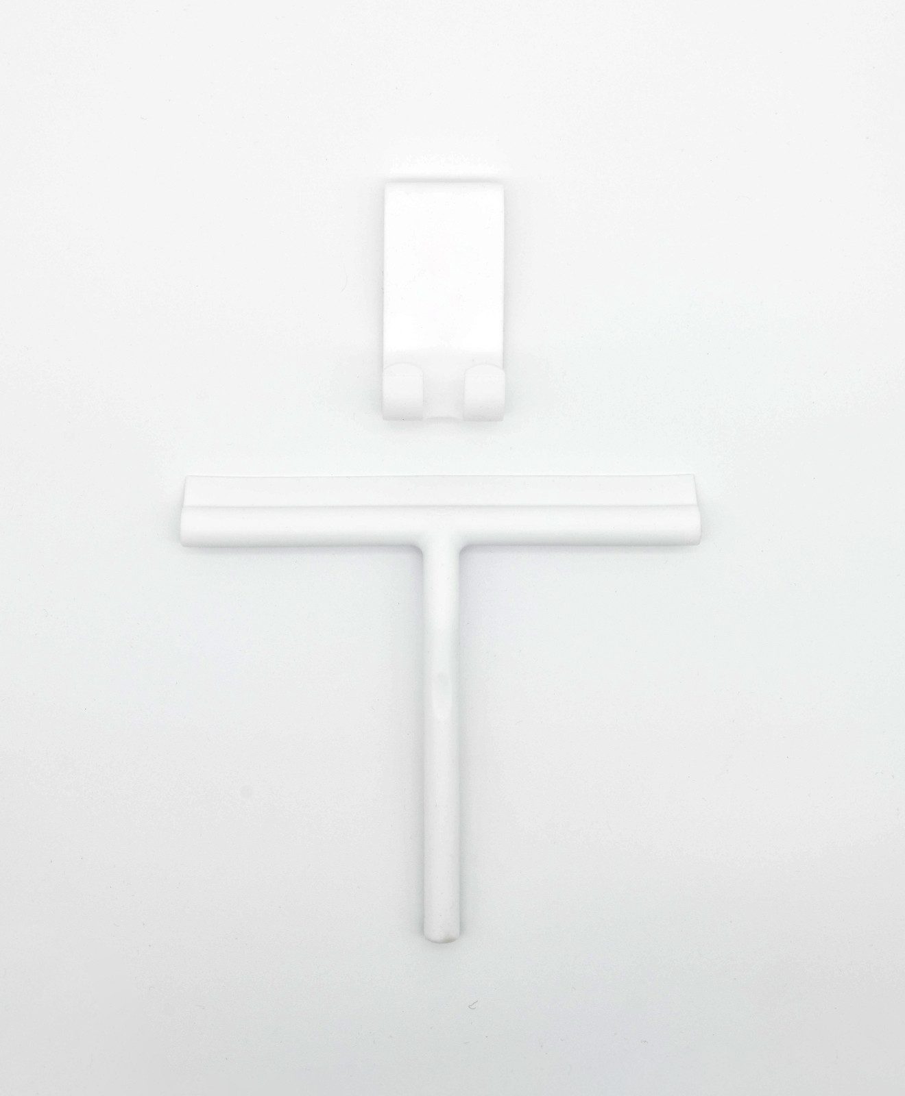 KAWENTSMANN Duschabzieher KLARA, 100 % Silikon, ohne Gummilippe, modernes Design, schimmelresistent