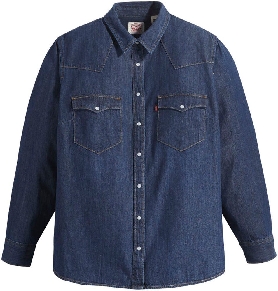 Levi's® Plus Jeansbluse PL ULTIMATE WESTERN T3 mit Taschen günstig online kaufen