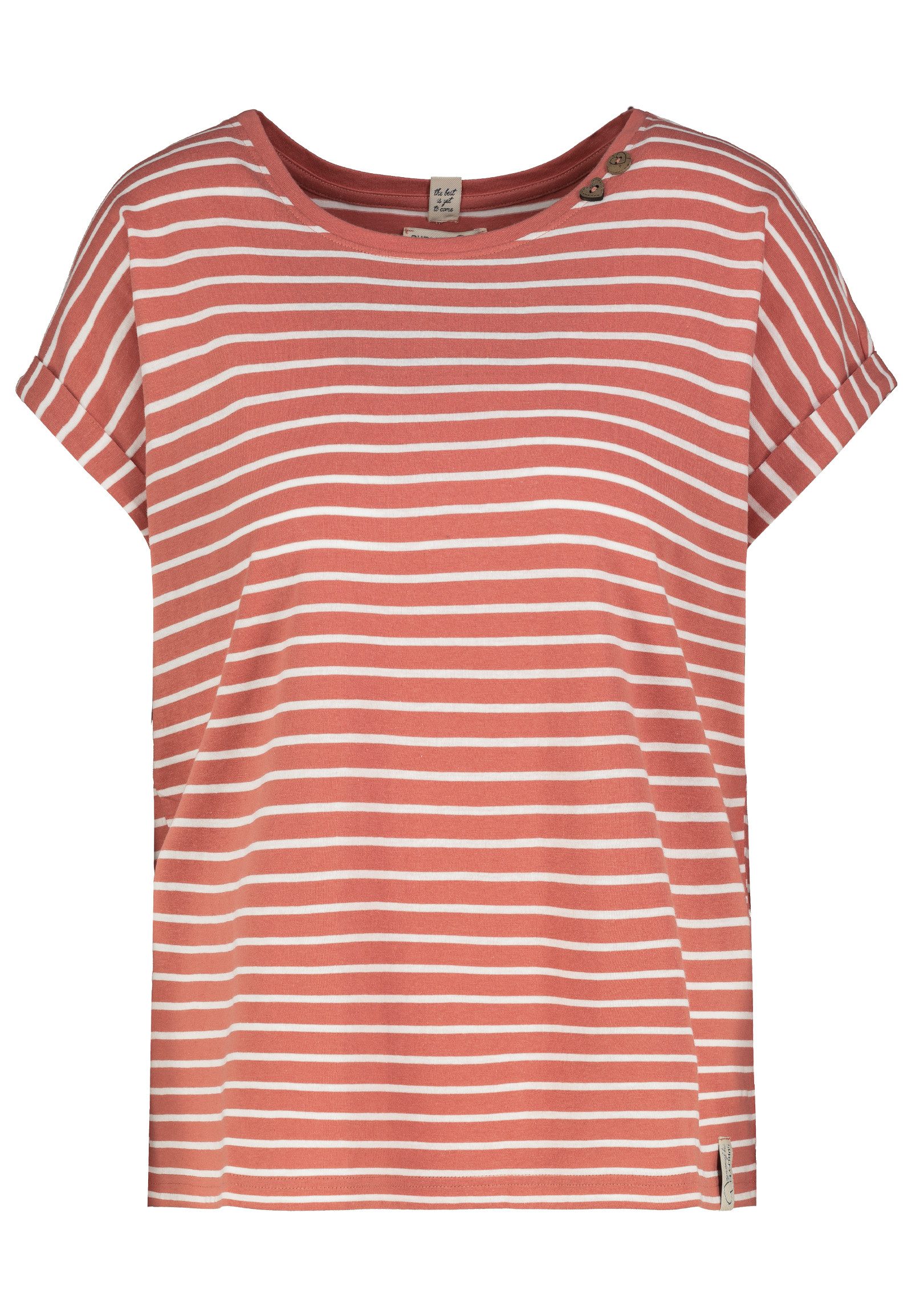 SUBLEVEL Kurzarmshirt Eight2nine Damen T-Shirt kurz arm Sommer 100% Baumwol günstig online kaufen
