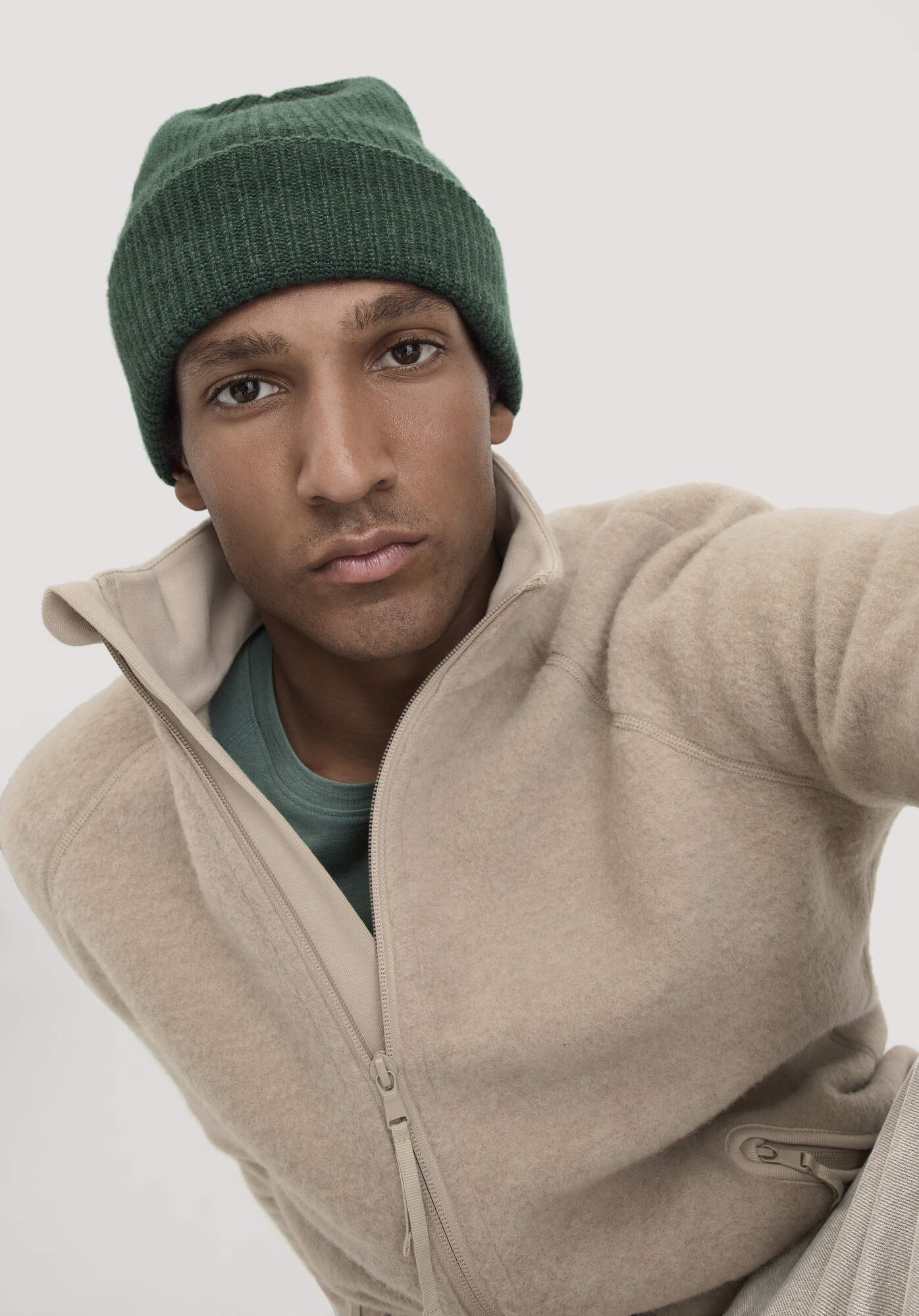 Hessnatur Strickmütze aus Bio-Schurwolle mit Kaschmir (1-St) günstig online kaufen