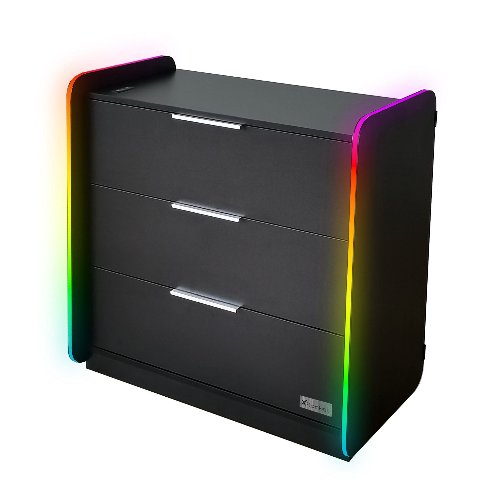 X Rocker Kommode Electra Gaming Schubladenschrank mit RGB-Beleuchtung & App-Steuerung