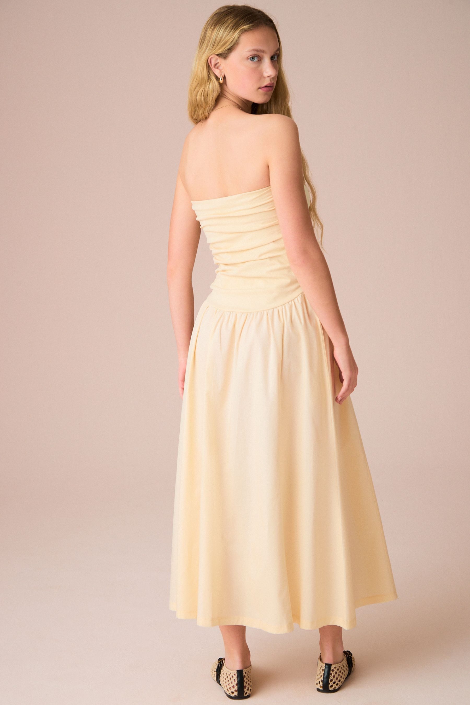 Next Midikleid Bandeau-Midikleid aus Jersey-Mischgewebe (1-tlg) günstig online kaufen