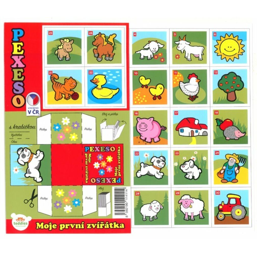 TEDDIES Spiel Pexeso - Meine ersten Tiere