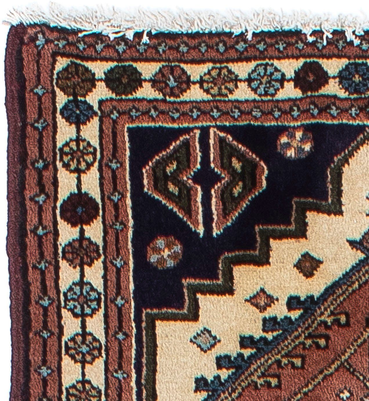Wollteppich Bidjar - Zanjan Zertifikat rechteckig, x Höhe: 132 cm, Unikat Stark mm, morgenland, Gemustert mit 15 207