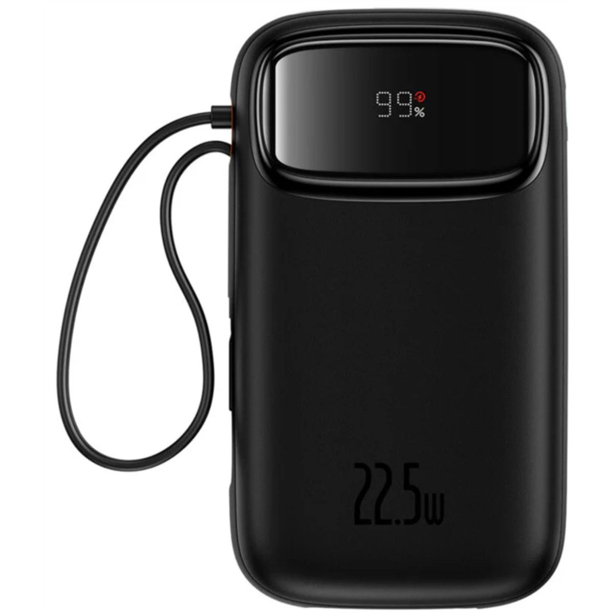 Baseus QPow2 Powerbank Powerbank mit Schnellladefunktion PPQD3-10 10000 mAh (5, 9, 12 V), 22.5W Schnellladung mit integrierten Kabeln