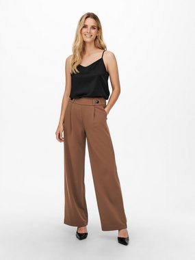 JACQUELINE de YONG Stoffhose Marlene Hose Schlupf Stoffhose GEGGO New Long Culotte Flare Pants (1-tlg) 3504 in Hellbraun