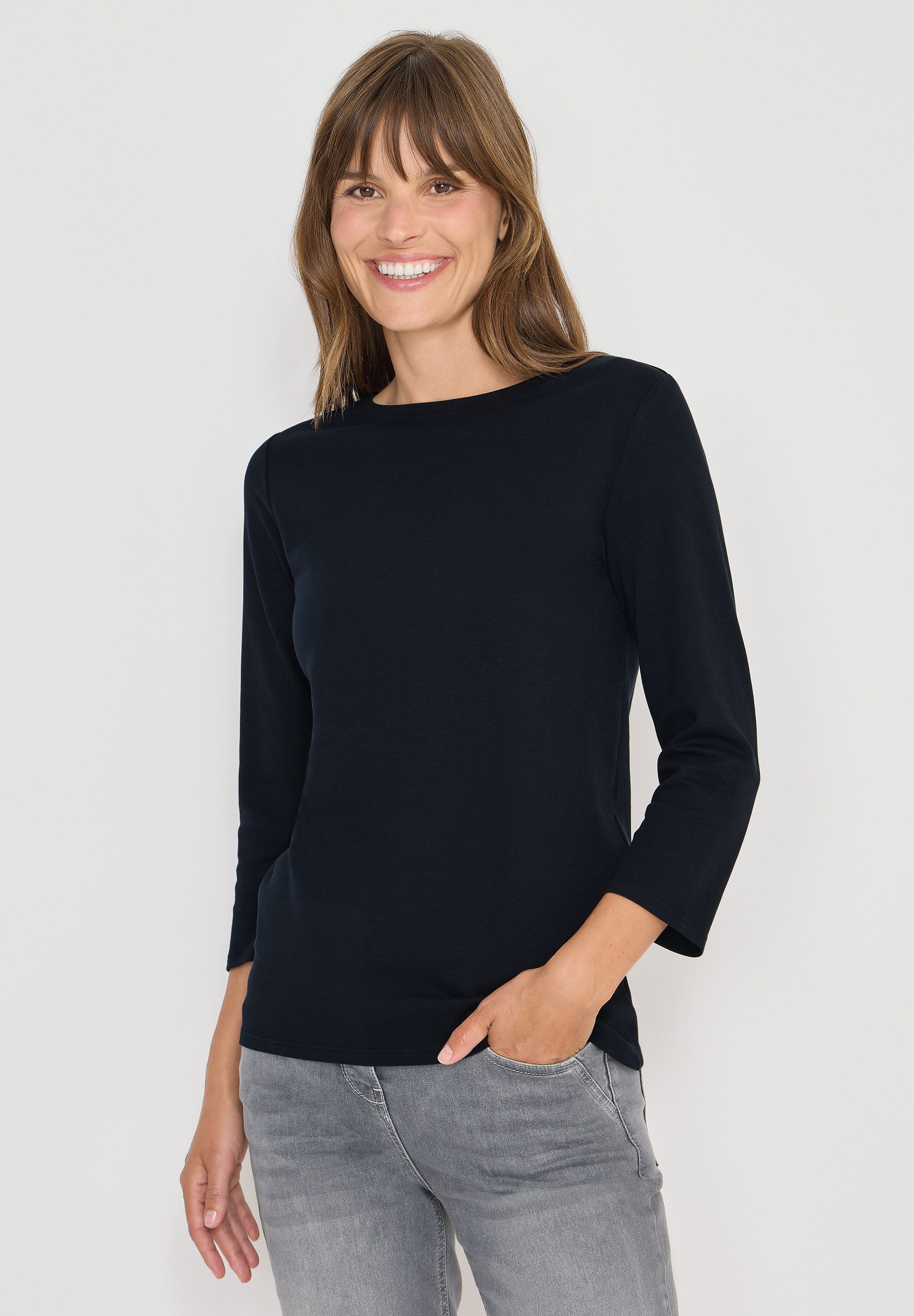 CECIL 3/4-Arm-Shirt mit 3/4 Ärmeln