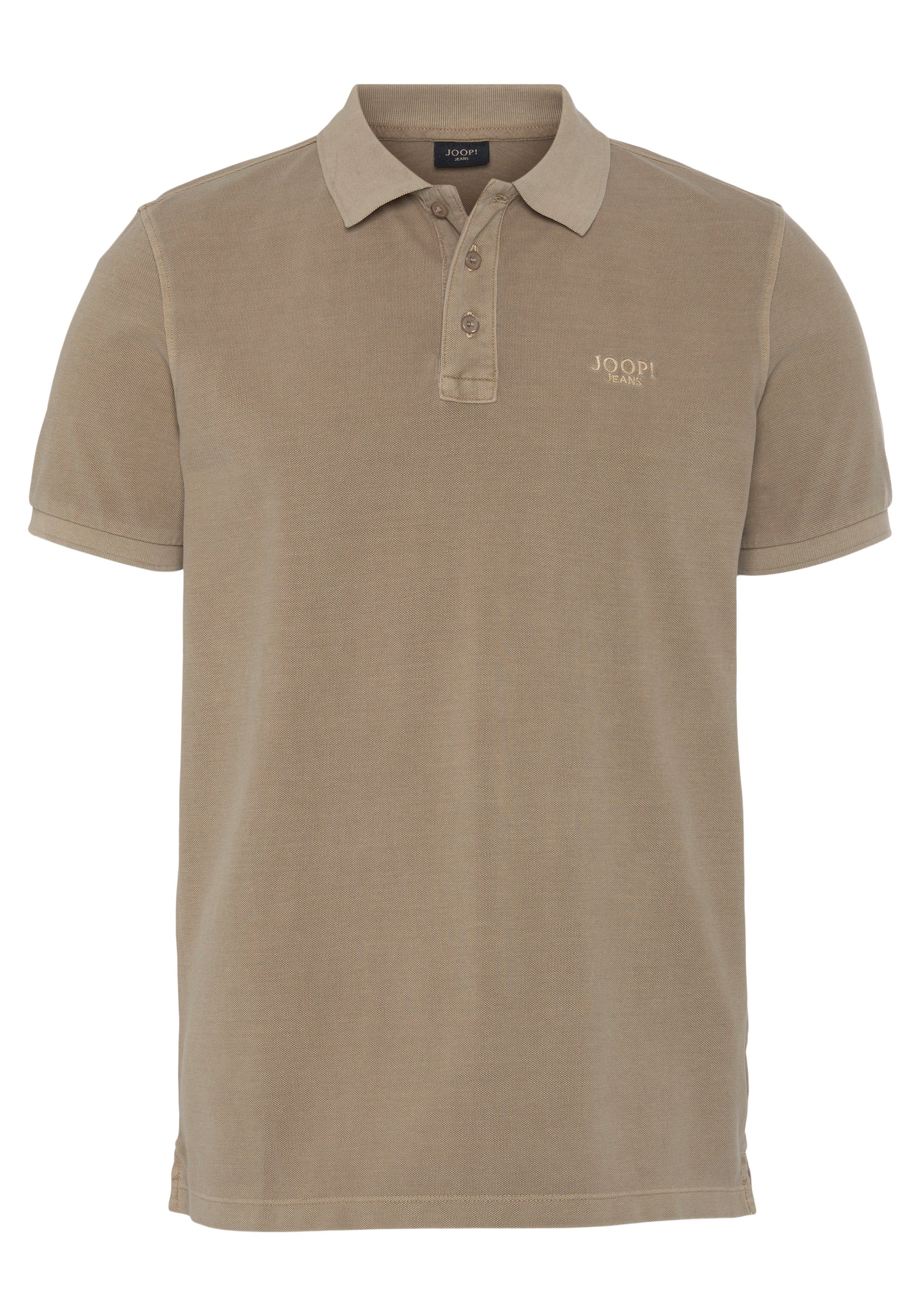 Joop Jeans Poloshirt JJJ-02Ambrosio mit tonigem Logo-Stitching, Angenehm  weiche Baumwoll-Qualität