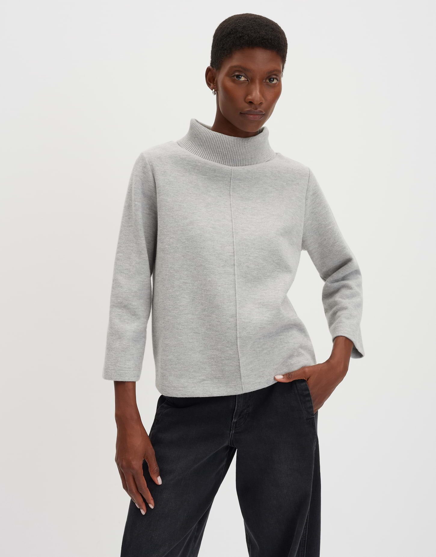 someday 3/4-Arm-Shirt KANURI Regular mit Mélange Optik Weiches Jerseyshirt günstig online kaufen