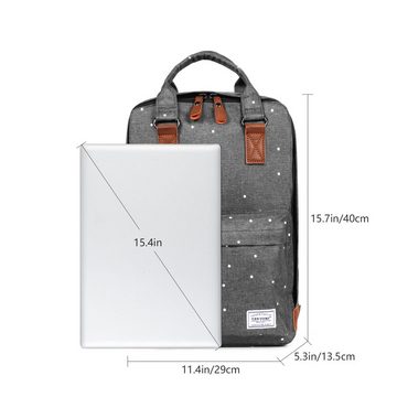 TAN.TOMI Cityrucksack Cityrucksack Damen Schulrucksack mit Laptopfach für 15,6 Zoll Laptop, Ergonomisch, stilvolle Farben, leicht, vielseitige Taschen