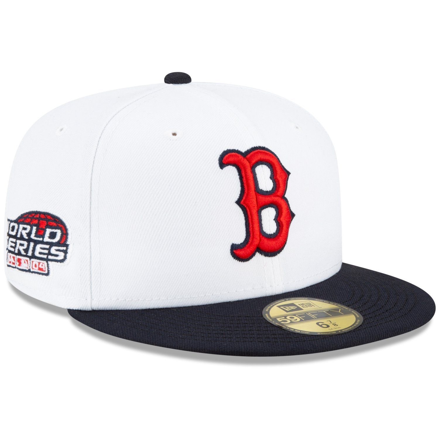 Cap New Fitted Sox SERIES 2004 Red 59Fifty Boston Era WORLD