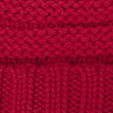 Seeberger Beanie (1-St) Strickmütze mit Umschlag