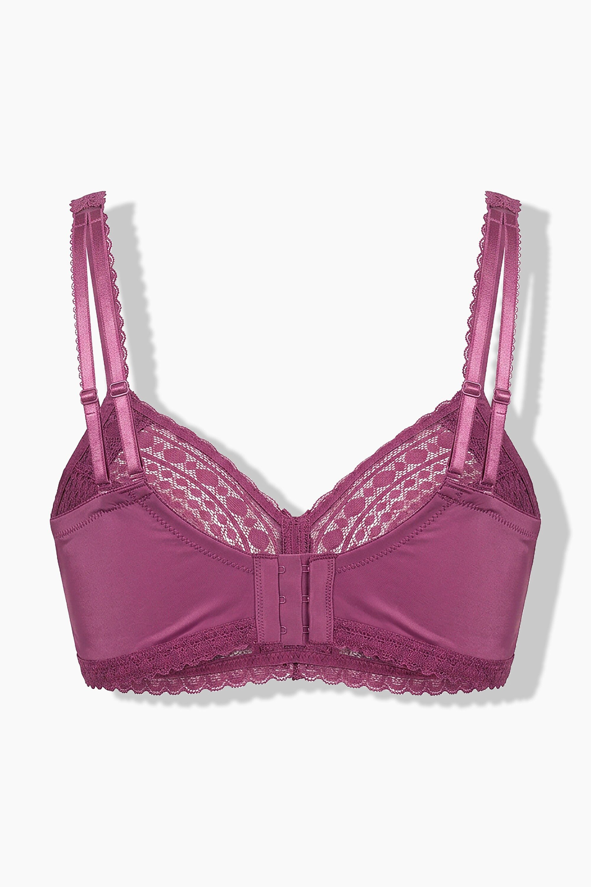Ulla Popken Soft-BH TRUYOU Bralette bügellos Spitze – Bild 4 von 4