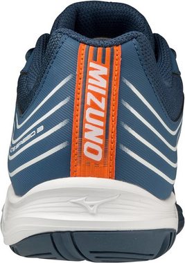 Mizuno CYCLONE SPEED 3 DARK DENIM/WHITE/SCARLET IB Hallenschuh