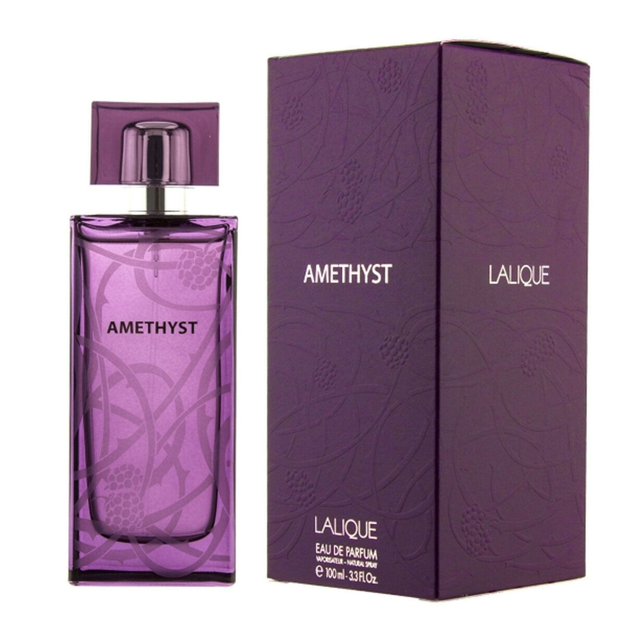 Lalique Duft-Set Amethyst Eau de Parfum (EDP) Damen Spray, Fruchtig-blumiger Duft mit Beeren, Rose, Vanille und Moschus