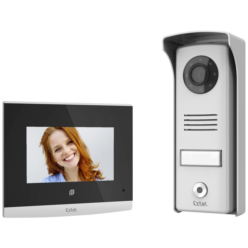 Extel Gegensprechanlage Extel COMPACT Video-Türsprechanlage Komplett-Set