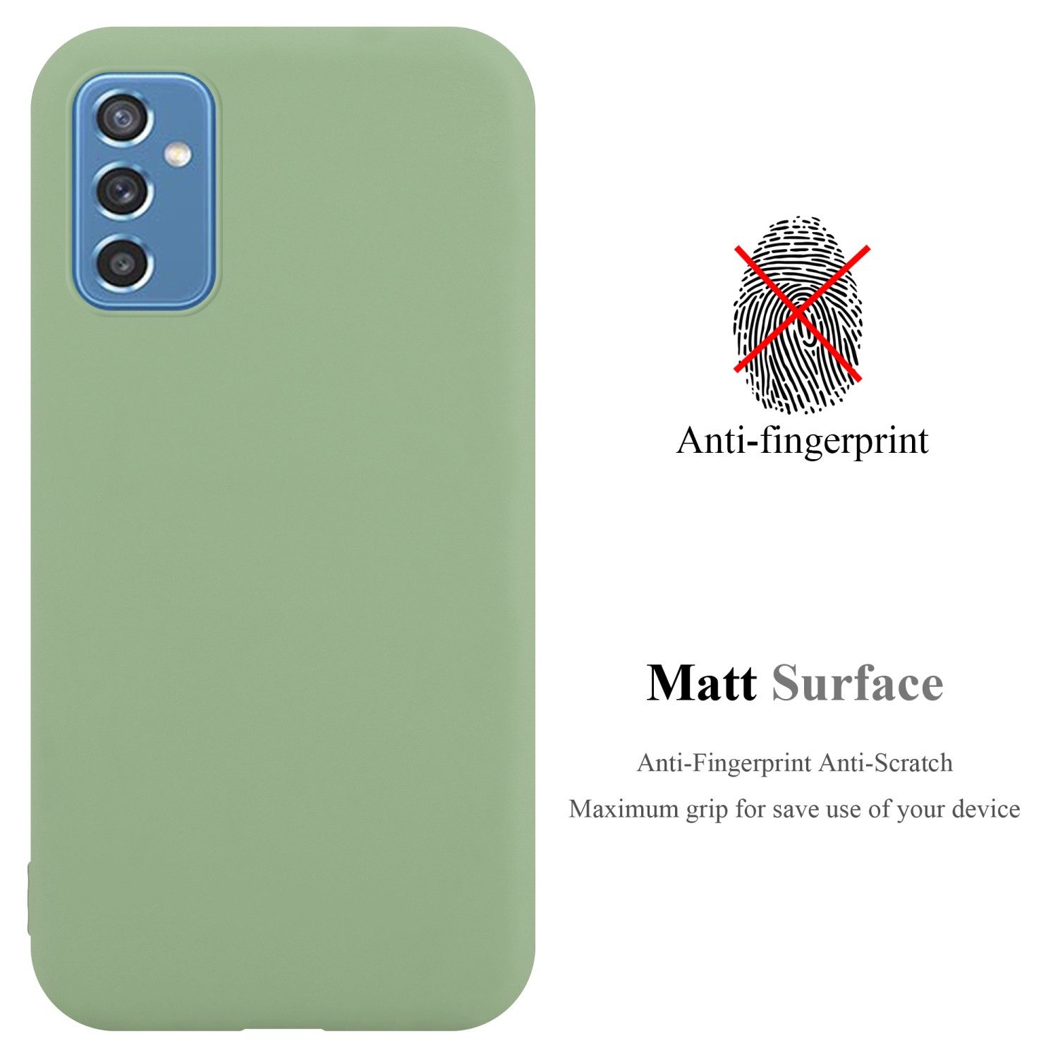 Cadorabo Handyhülle für Samsung Galaxy M52 5G Hülle Samsung Galaxy M52 5G, Flexible TPU Silikon Handy Schutzhülle - Hülle - ultra slim
