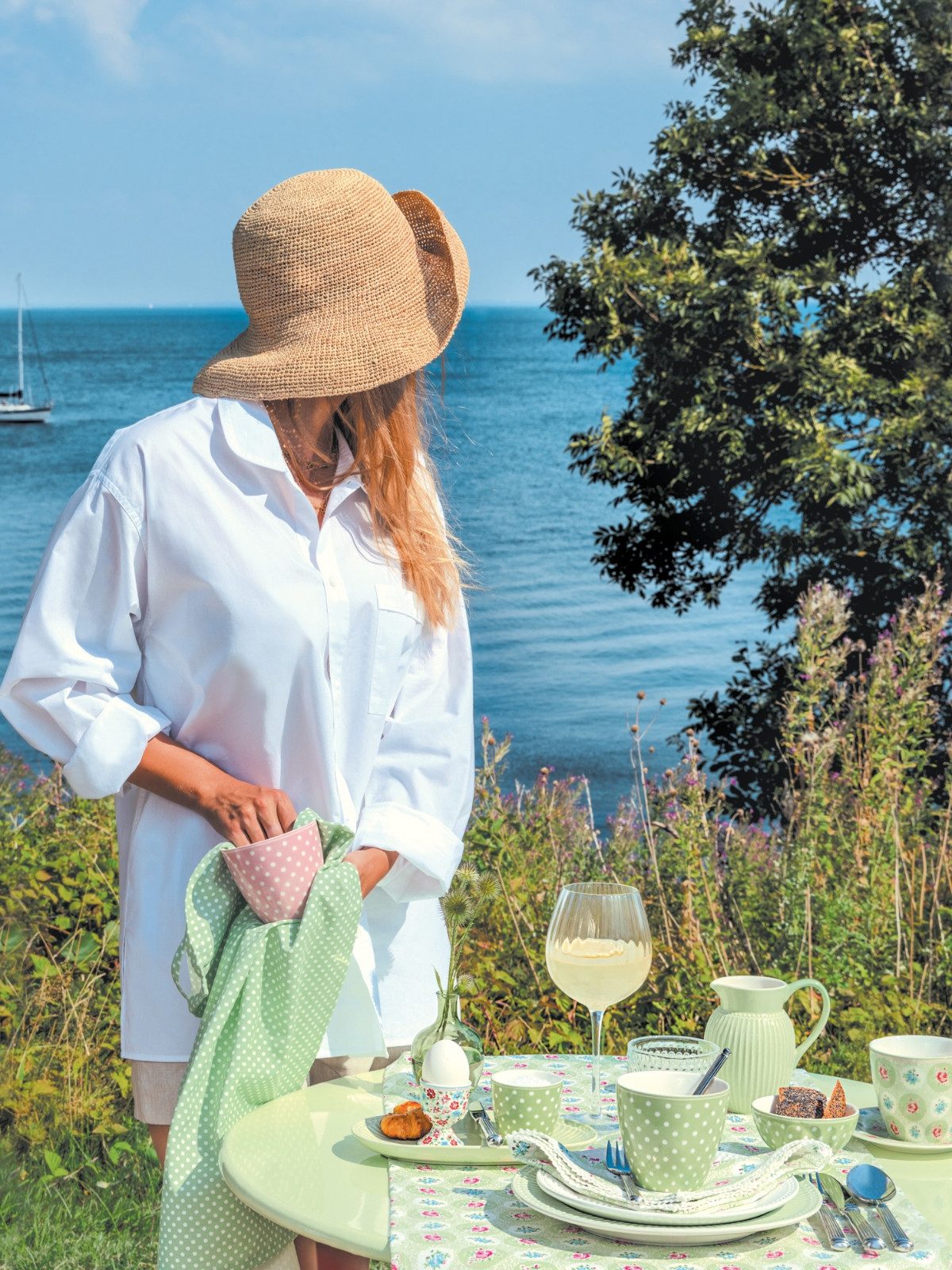 Greengate Kaffeelöffel Louisa Löffel white 15,5cm