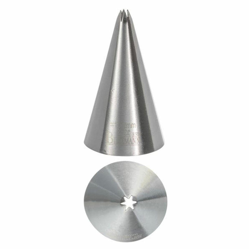 Sterntülle 10mm Aus Edelstahl – Rostfrei & Nahtlos Für Perfekte Deko Auf Torten & Cupcakes