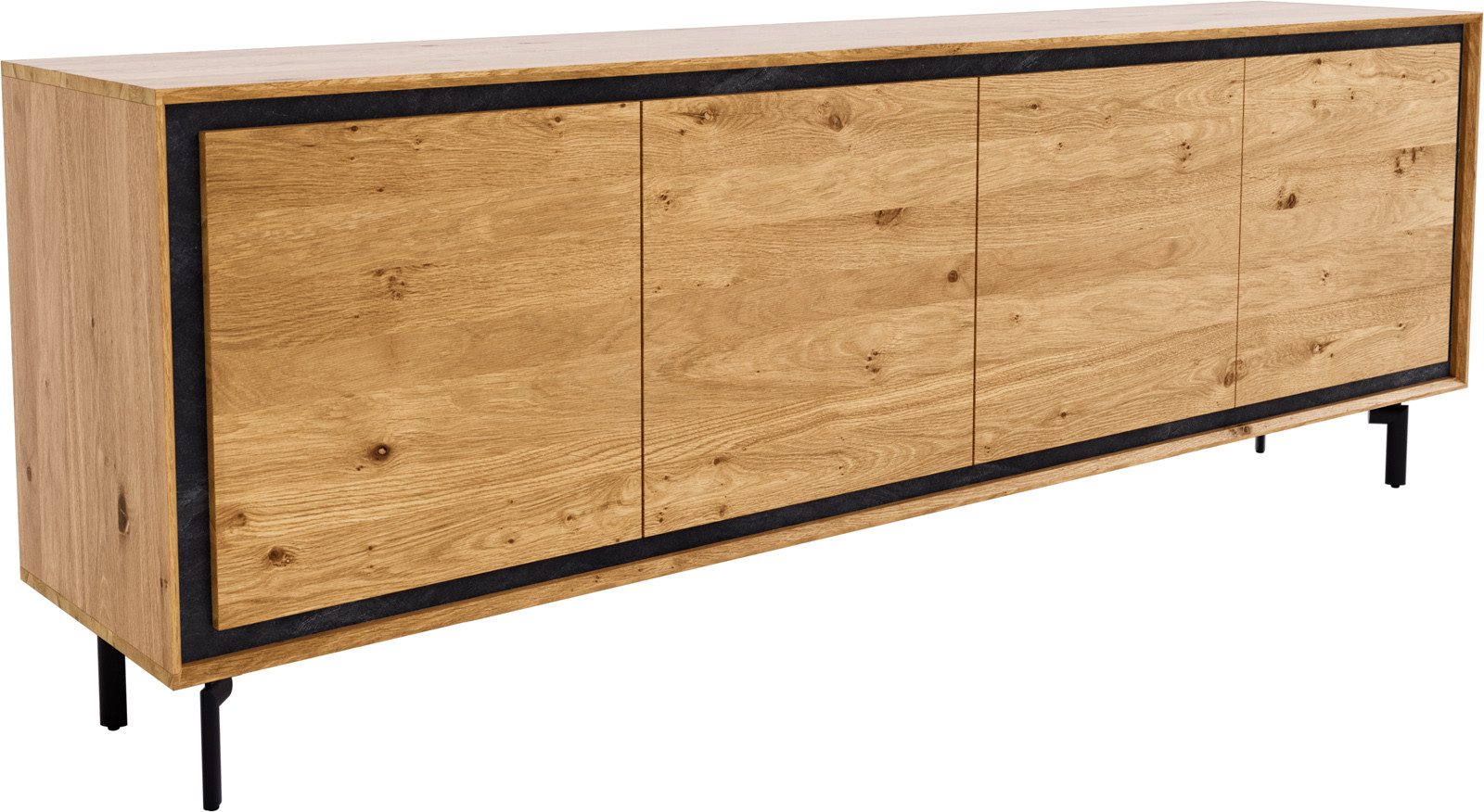 DELIFE Sideboard Stonegrace, Eiche Natur 200 günstig online kaufen