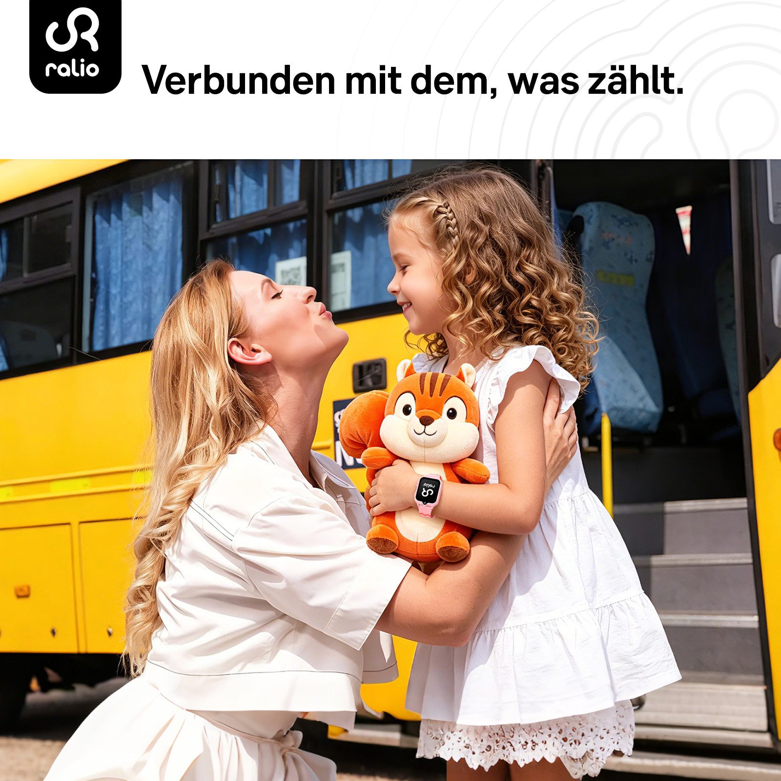 Ralio R5 Ultra 2026 4G Smartwatch Kinder mit GPS, 2+16 GB Großem Speicher Smartwatch (2MP Front + 5MP Rück, mehrere Sportmodi cm/1,72 Zoll) 900mAh Akku, SOS, Sc – Bild 2 von 5