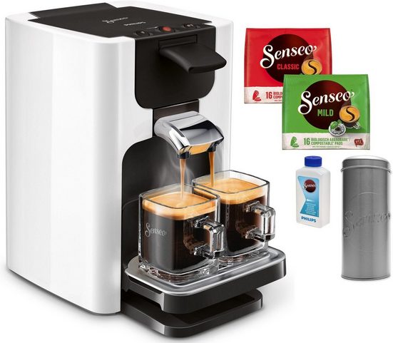 Senseo Kaffeepadmaschine Quadrante HD7865/00, inkl. Gratis-Zugaben im Wert von € 23,90 UVP