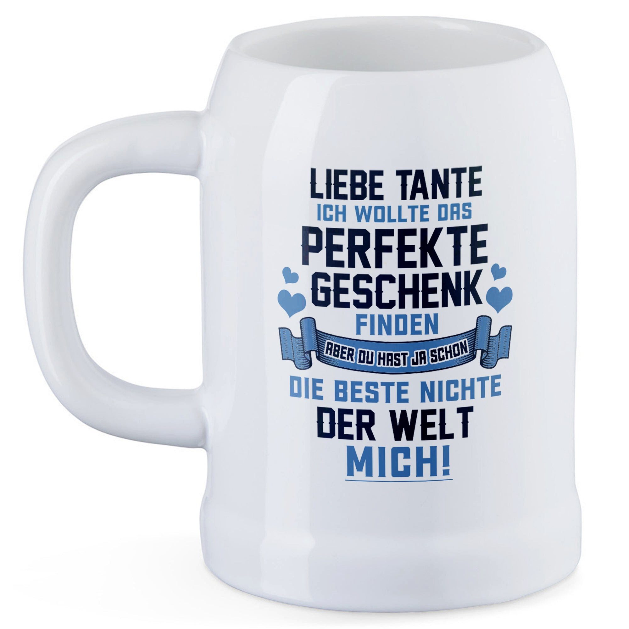 22Feels Bierkrug Cousine Geschenk von Cousine Geburtstag Frauen Mädchen Du Wirst, Keramik, IN DEUTSCHLAND BEDRUCKT, Spülmaschinenfest