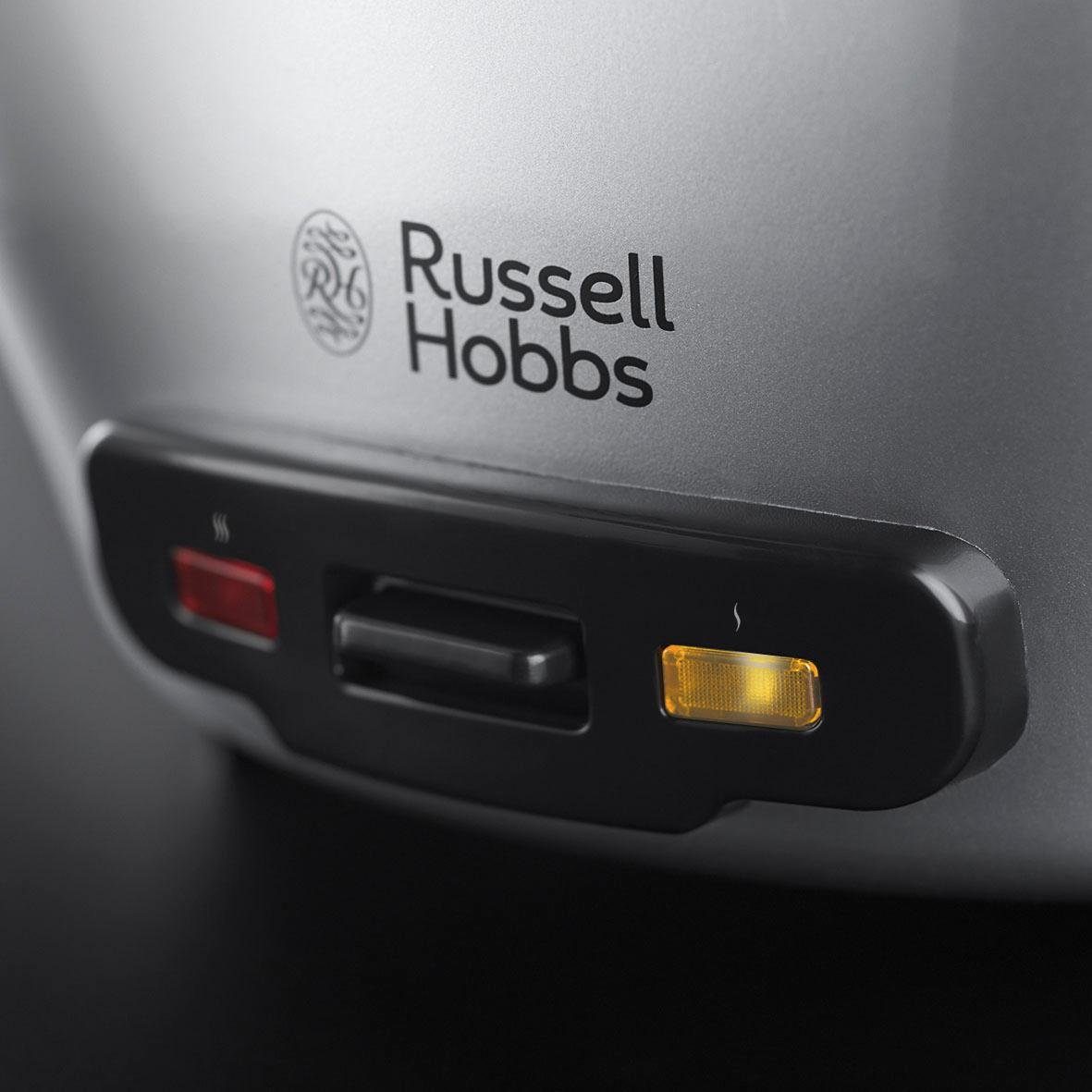 RUSSELL HOBBS Reiskocher 23570-56 MaxiCook, 1000 W, groß: 2,5 l, antihaftbeschitet, inkl. Dampfkorb, Reislöffel&Messbecher – Bild 5 von 5