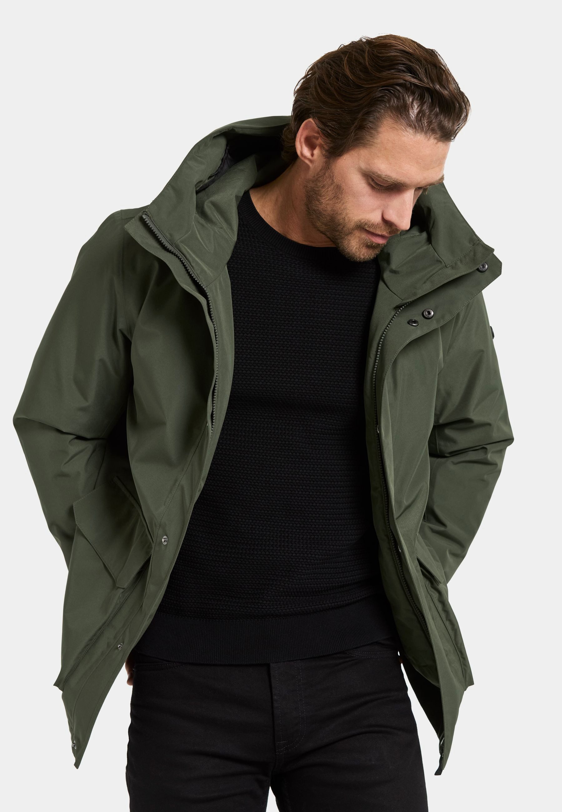 Didriksons Winterjacke Herren Winterparka Wasserdicht Mit Kapuze LIAM