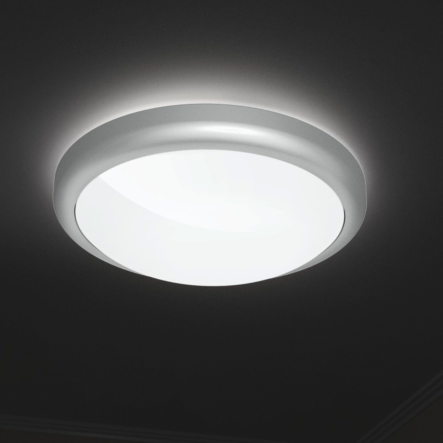 Hama LED Deckenleuchte WiFi LED Deckenleuchte 18W / 120W dimmbar, LED, WiFi LED Deckenleuchte 18W 120W dimmbar Deckenlampe Rund App-Steuerung
