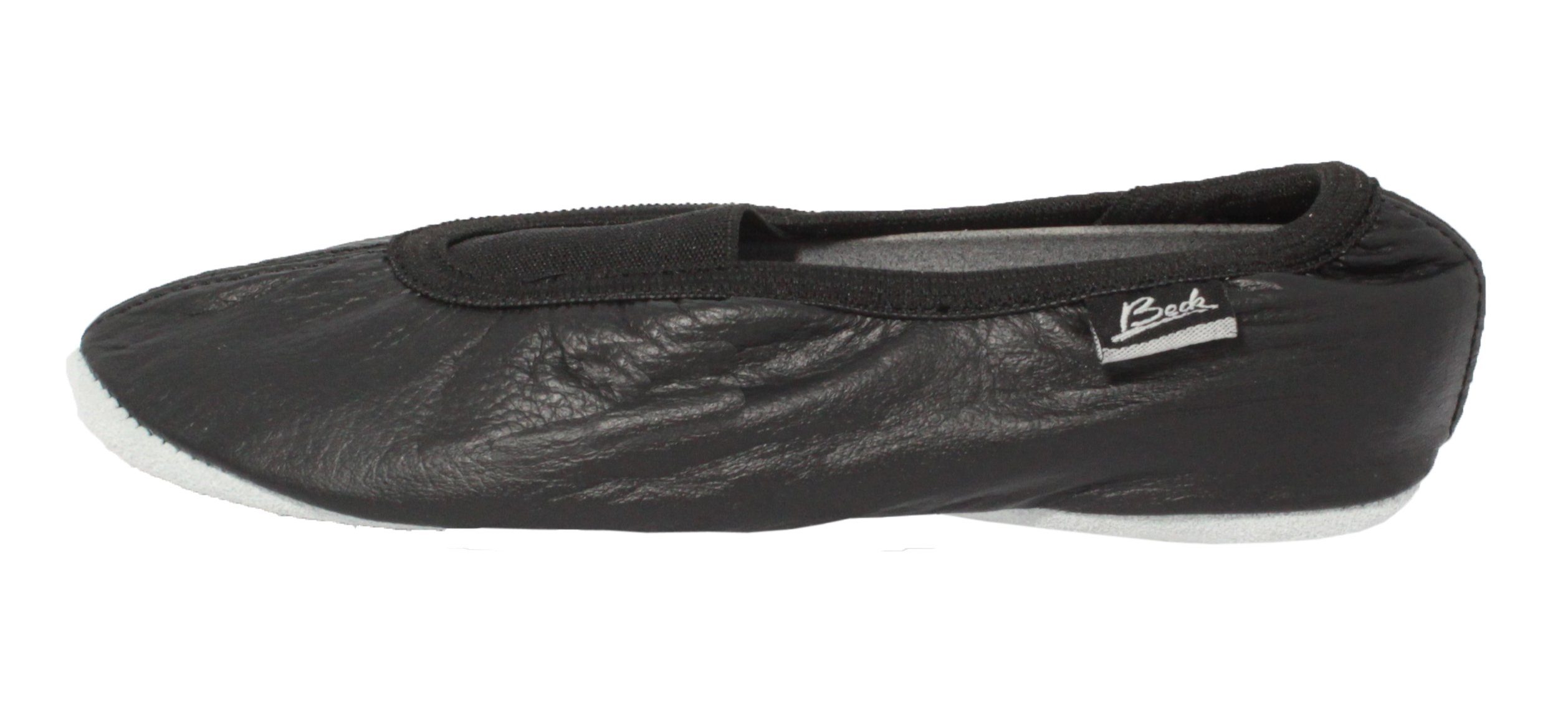 Beck Schläppchen Echt-Leder mit Ledersohle Gymnastikschuh (mit Ristgummi) und Wildledersohle – Bild 5 von 5