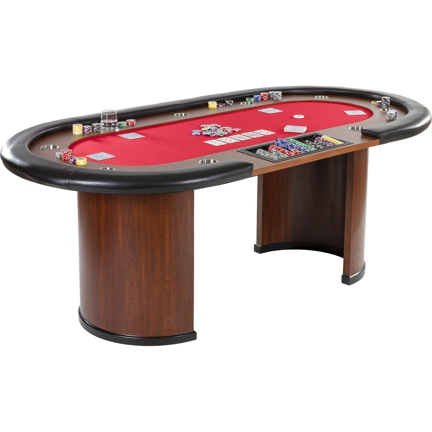 Pokertisch klappbar achteckig für 8 Spieler