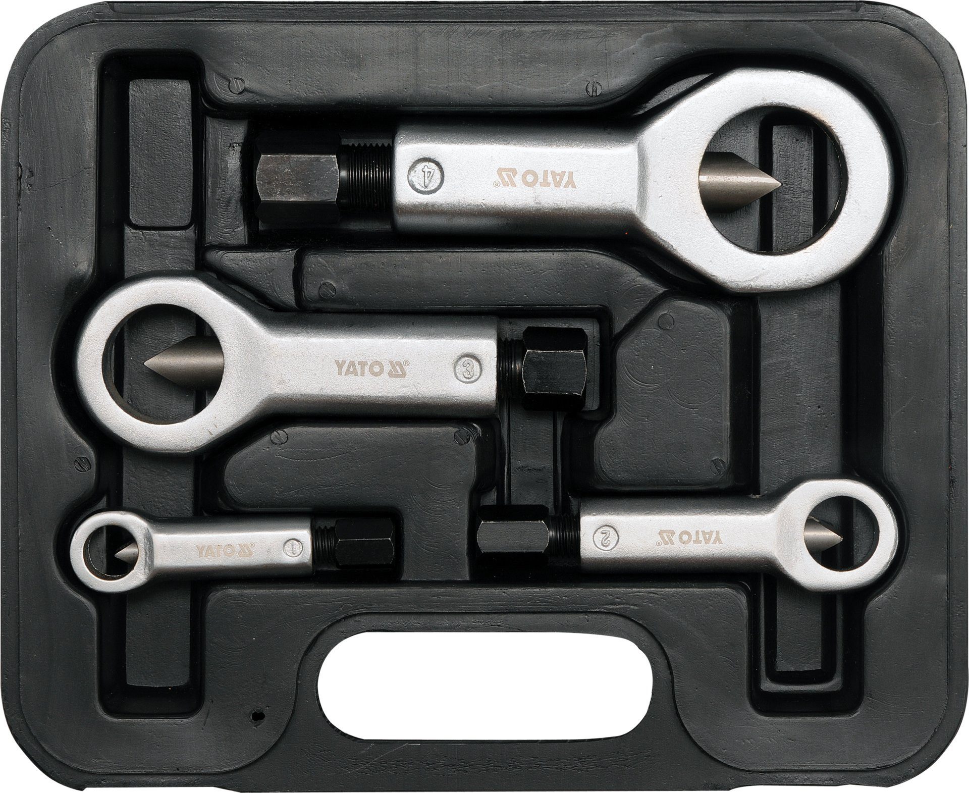 Yato Bit-Schraubendreher Mutternsprenger-Set 4-tlg., (Mutternsprenger-Set 4-tlg., Mutternsprenger-Set 4-tlg)