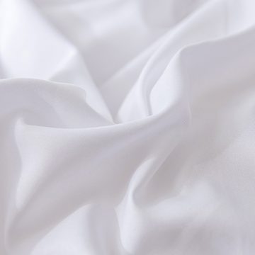 Bettwäsche Polyester, sehr weich und kuschelig, unifarbene Bettwäsche, Coonoor, 2 teilig, zeitlose Bettwäsche mit Reißverschluss