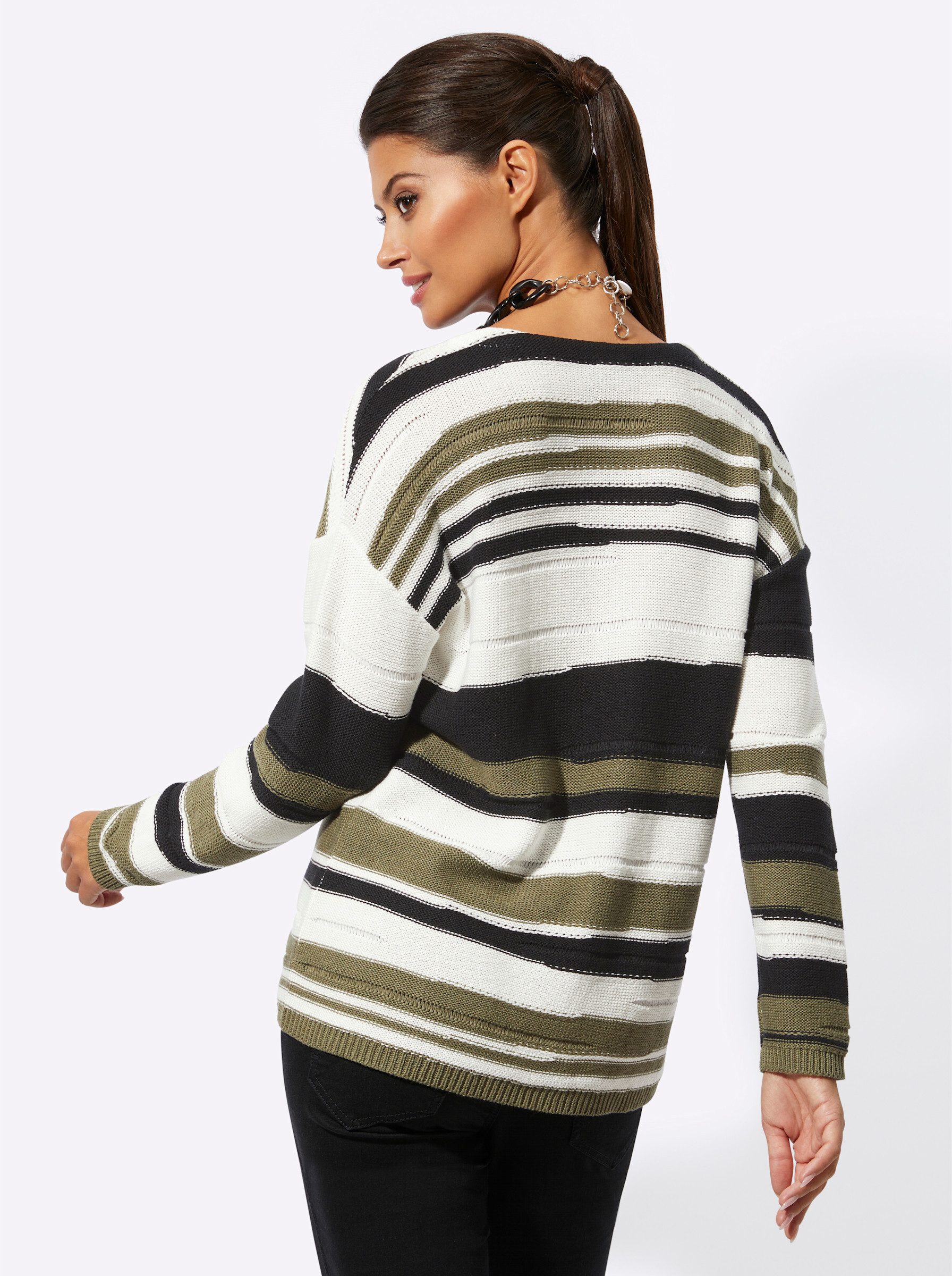 creation L Strickpullover Wickelpullover günstig online kaufen