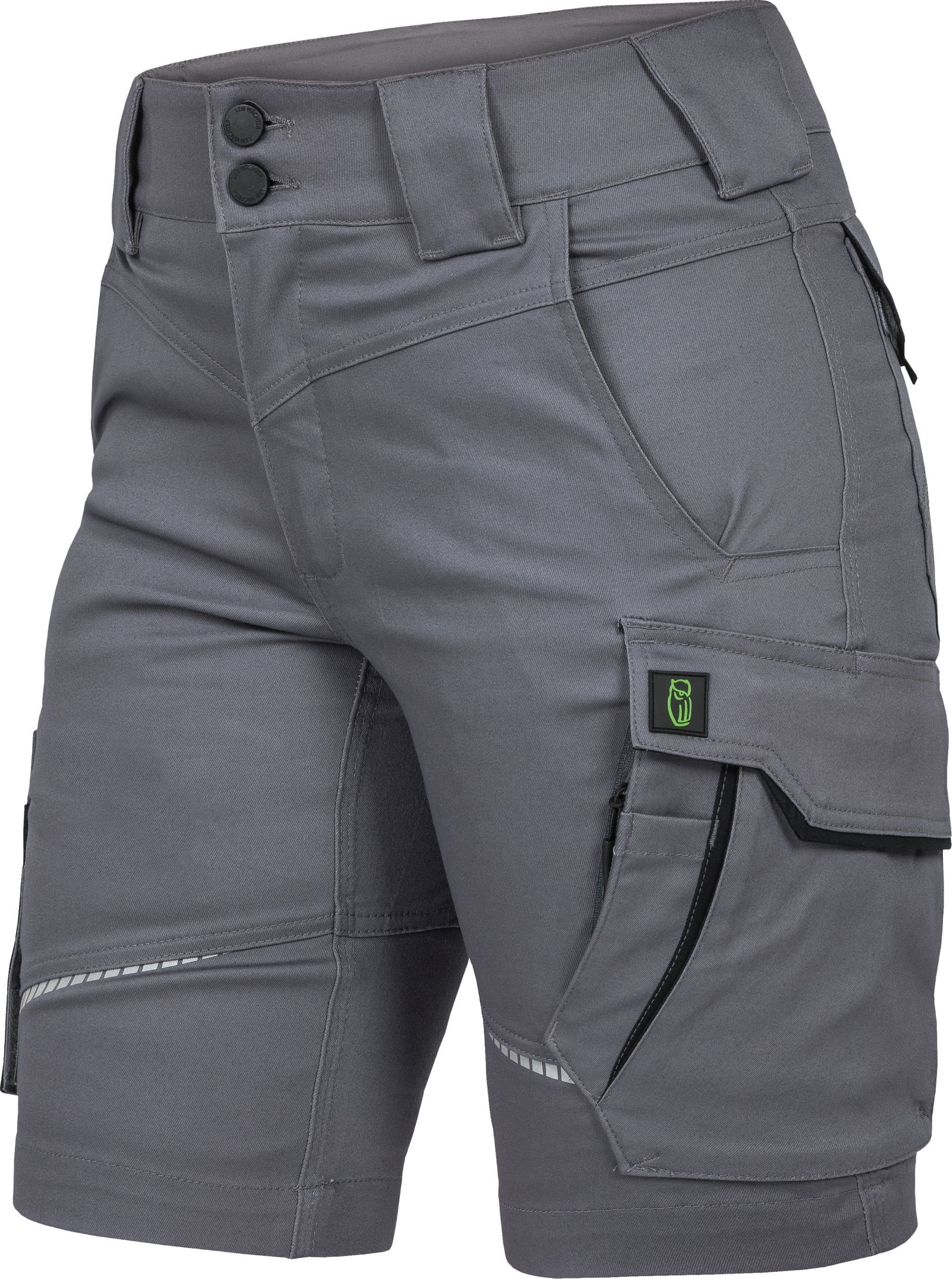 Arbeitsshorts Flex-Line Damen Arbeitsshorts Leibwächter grau/schwarz