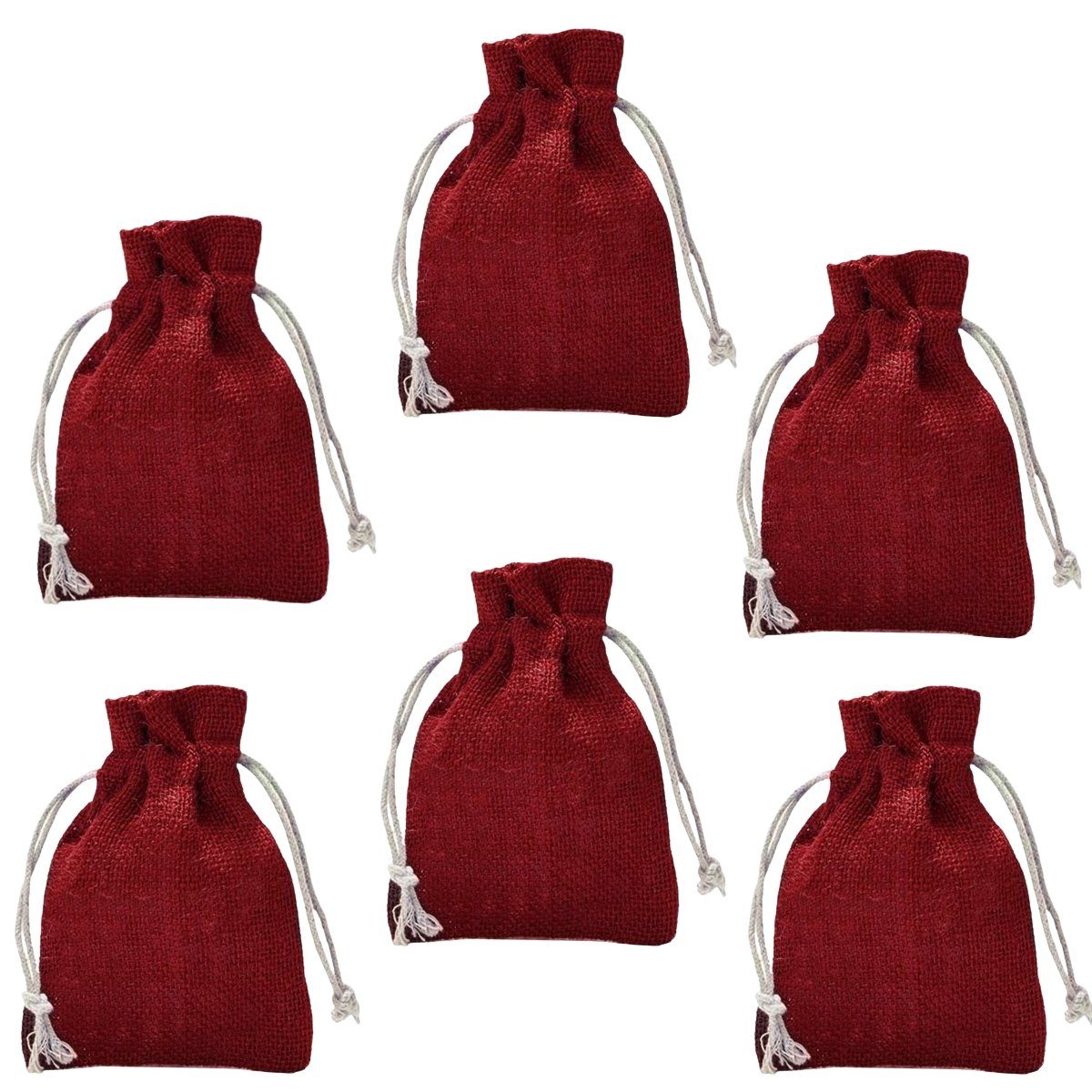Alltagszauber befüllbarer Календарі Jutesäckchen/Jutebeutel in 5 Farben, ca. 10x15cm oder ca. 12x20 cm (6-tlg)