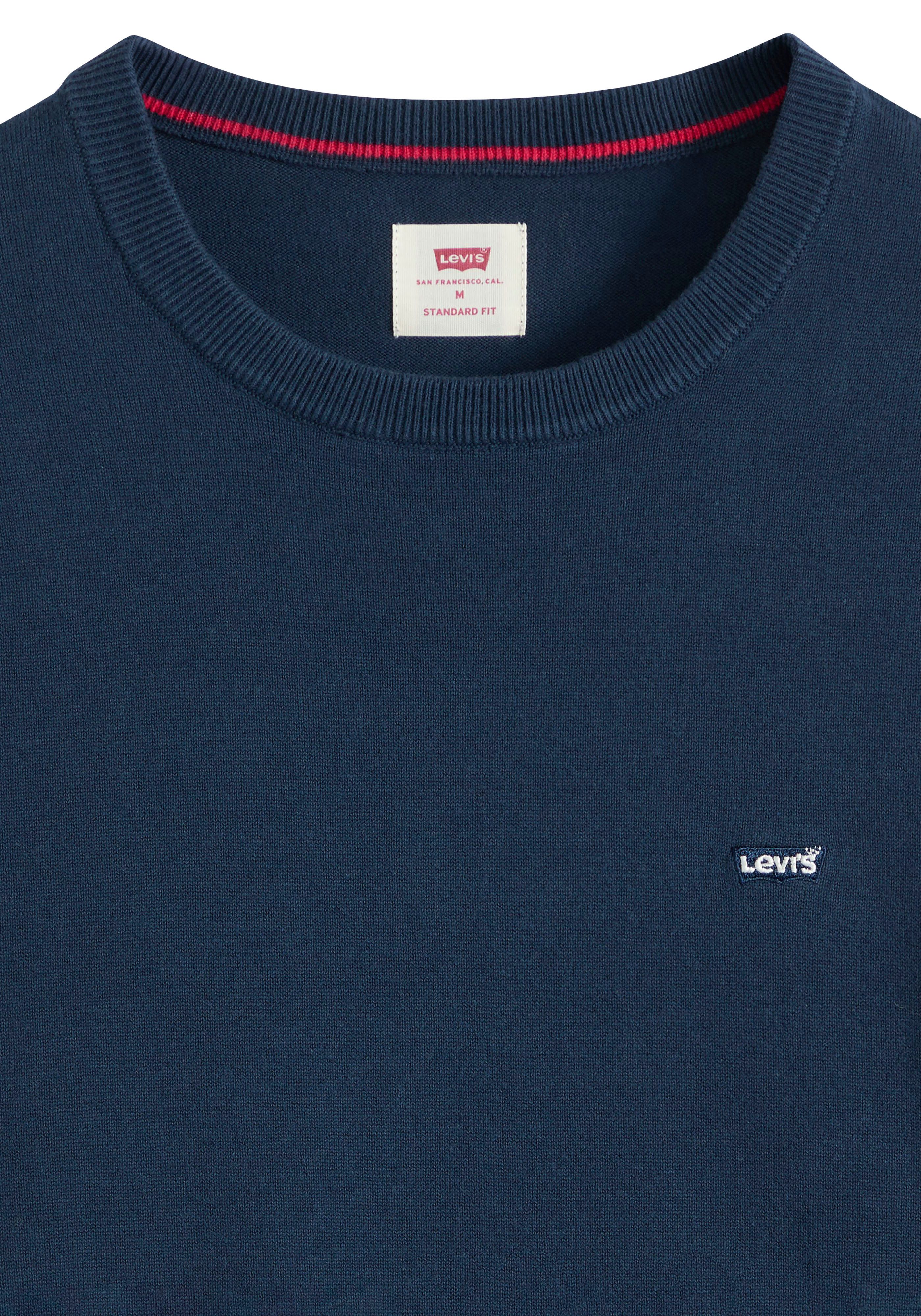 Levi's® Rundhalspullover LIGHTWEIGHT HM SWEATER Feingerippte Abschlüsse günstig online kaufen