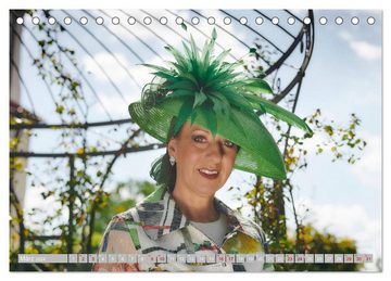 CALVENDO Wandkalender Hut Mode (Tischkalender 2024 DIN A5 quer), CALVENDO Monatskalender