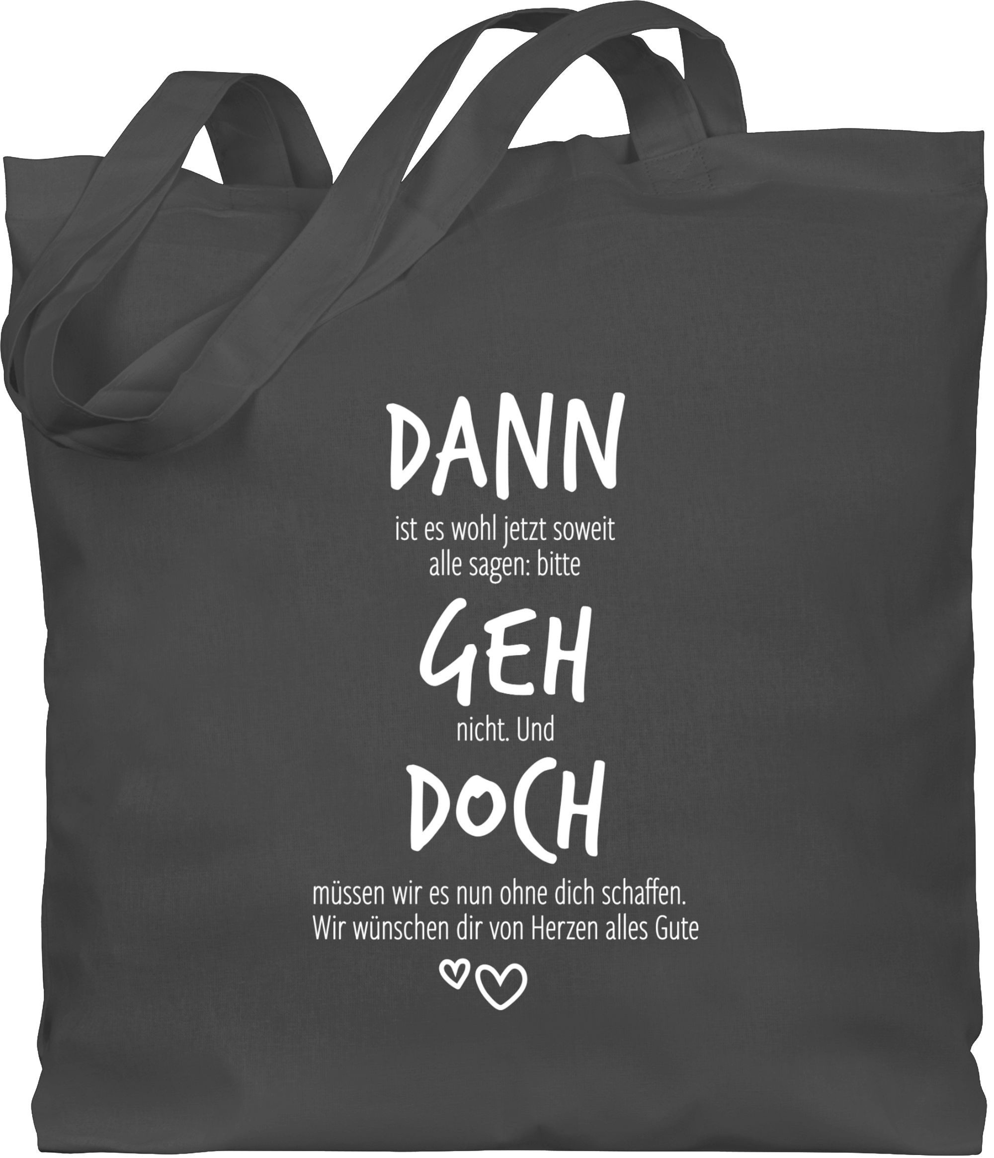 Shirtracer Umhängetasche Dann geh doch mit günstig online kaufen