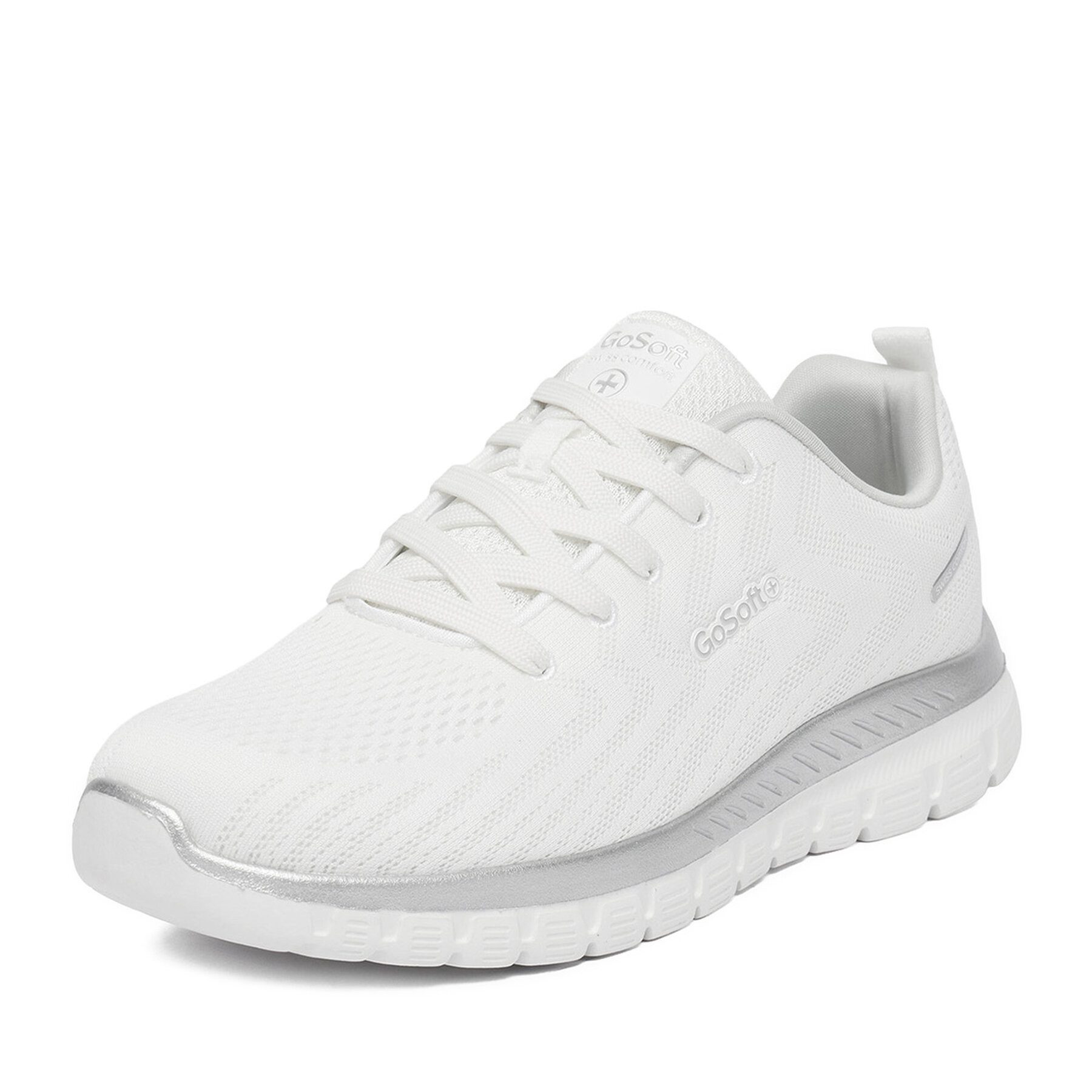 Go Soft Go Soft Damen Turnschuhe Weiß Walkingschuh – Bild 3 von 4