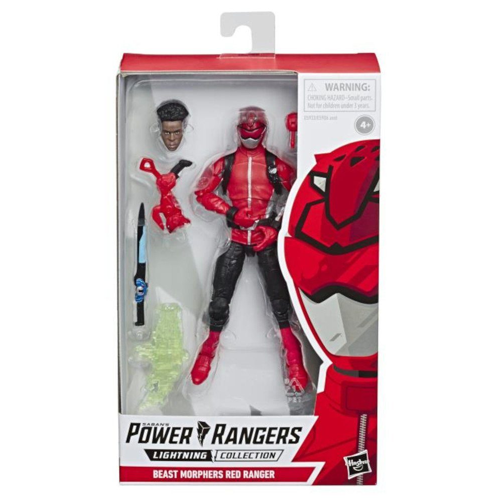 Hasbro Actionfigur Power Rangers Lightning Coll. Beast Morphers Red Ranger Actionfigur
