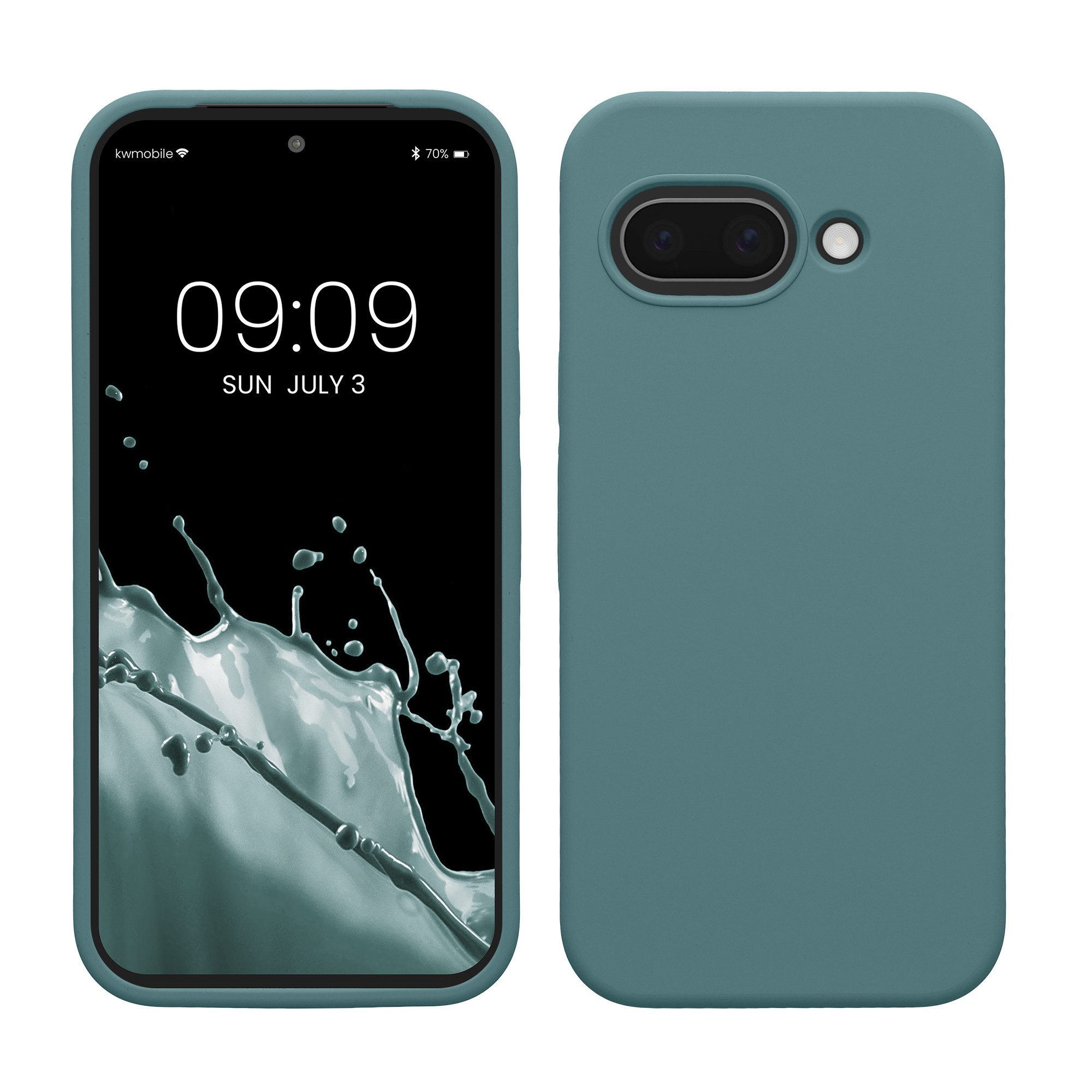 kwmobile Handyhülle Hülle für Google Pixel 9a, Hülle Silikon gummiert - Handyhülle - Handy Case Cover