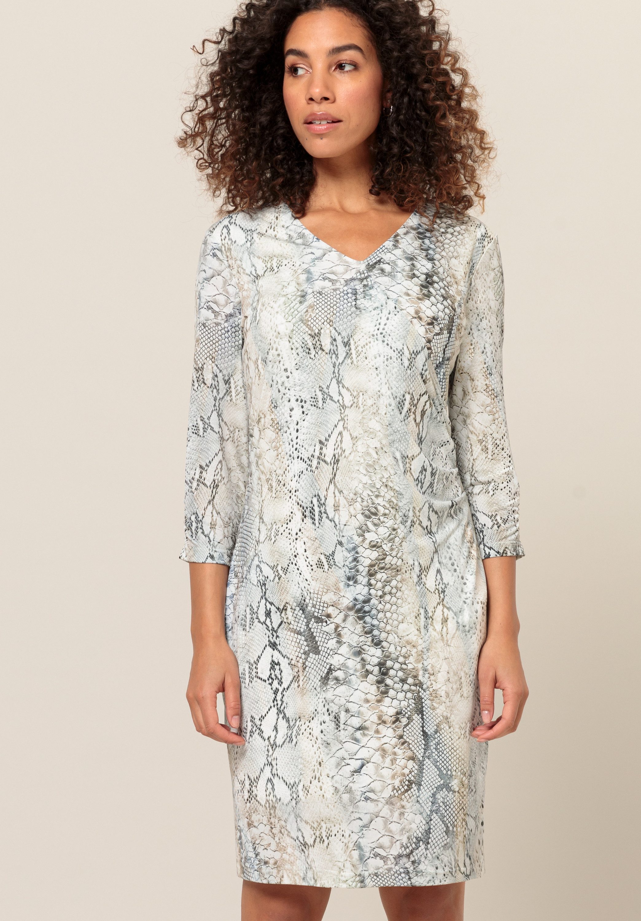 bianca Jerseykleid WENKE in modisch angesagten Animal-Print