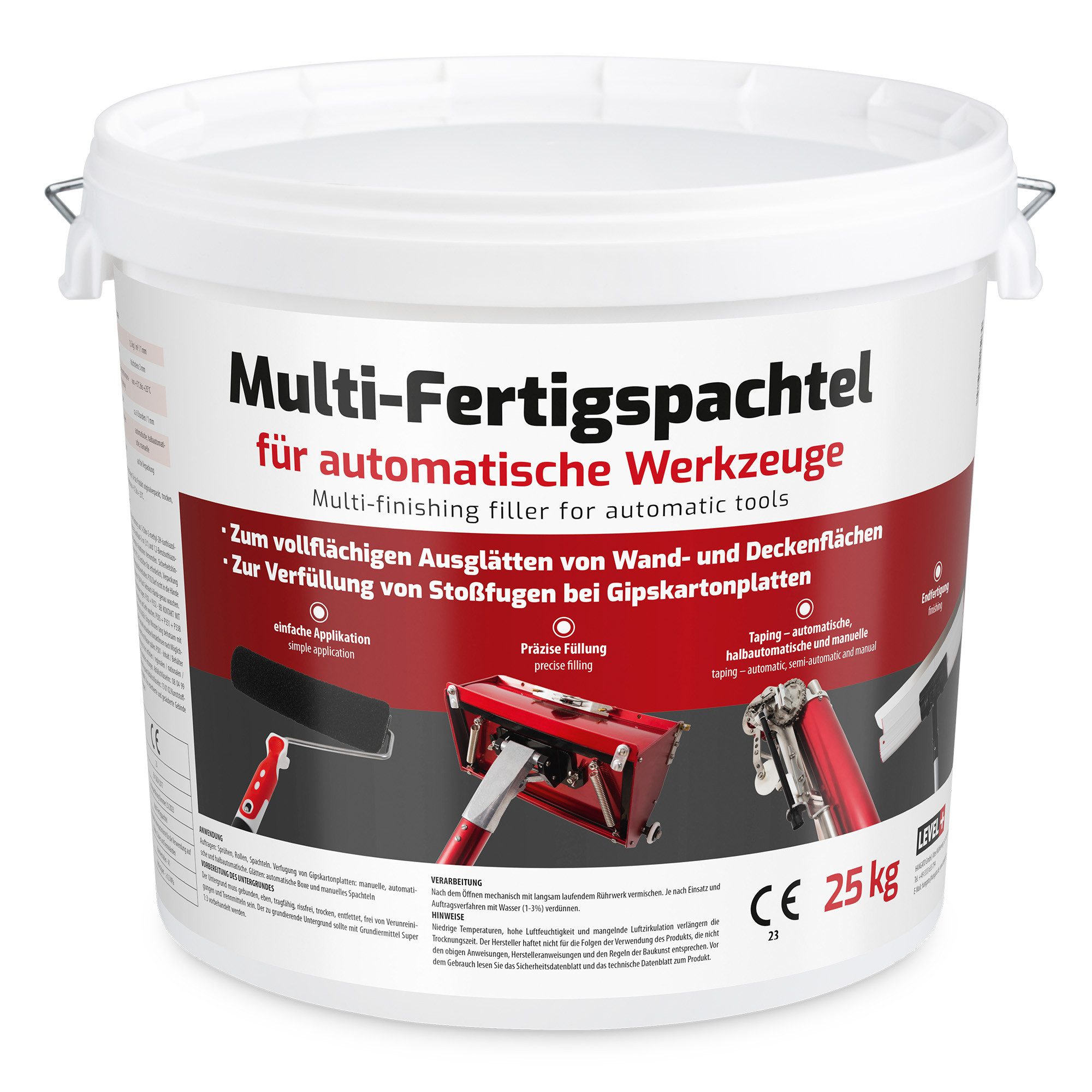 Level+ Fertigspachtel L5 Multi-Fertigspachtel Mehrzweckspachtel Q1-Q4 günstig online kaufen